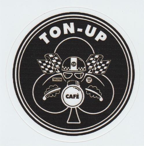 Ton Up Cafe Racer sticker #1, Motos, Accessoires | Autocollants, Envoi