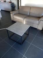 Ledere salon + relax zetel gratis, Ophalen, Gebruikt, Leer