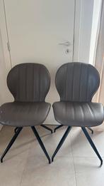 2 eetkamer stoelen, Huis en Inrichting, Ophalen, Gebruikt, Twee, Leer