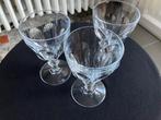 Set van 3 prachtige kristallen glazen - DVSKRIS, Ophalen of Verzenden, Zo goed als nieuw