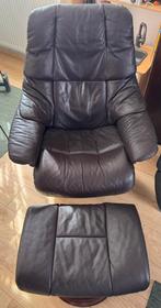 STRESSLESS CHAIR met voetsteun, Huis en Inrichting, Fauteuils, Ophalen, Gebruikt, Leer