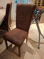 Eetplaats met 6 stoelen, Huis en Inrichting, Ophalen, Zo goed als nieuw, Modern, 4 tot 6 stoelen