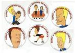 6 buttons Beavis and Butt-head do America (5,5 cm), Ophalen of Verzenden, Nieuw
