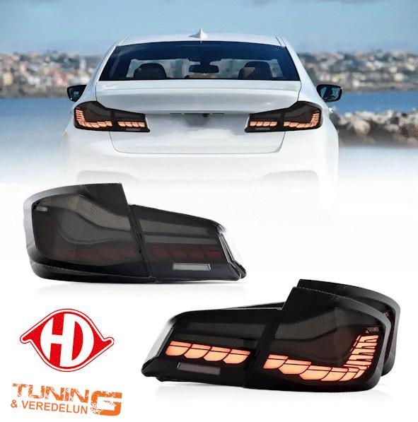 Achterlichten set BMW 5-Serie F10 2010-2017 Dynamisch 3D, Auto diversen, Auto-accessoires