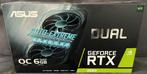 ASUS Dual Geforce RTX 2060 6GB EVO OC Edition, Computers en Software, Videokaarten, PCI-Express 3, Gebruikt, GDDR6, DisplayPort