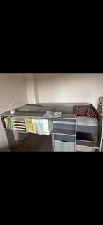 Bed met bureau zonder matras (9maanden oud, Weba), Enlèvement