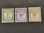 Monaco 1924/25 - tax *, Ophalen of Verzenden, Monaco, Postfris