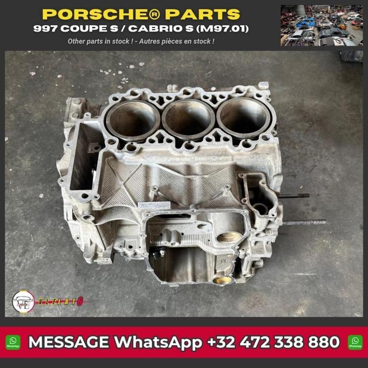 Motorblok Porsche M97.01 — 997 Carrera S Coupé/Cabriole, Auto-onderdelen, Motor en Toebehoren, Porsche, Gereviseerd, Ophalen