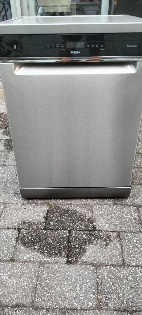 Whirlpool WFO 3T141 PX vrijstaande vaatwasser bj2022 grijs, Elektronische apparatuur, Vaatwasmachines, Gebruikt, Vrijstaand, 85 tot 90 cm