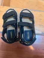 sandalen, Kleding | Dames, Schoenen, Slippers, Verzenden, Zwart, Gedragen