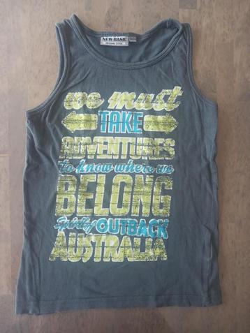 t-shirt zonder mouwen maat 128/134 new basic beschikbaar voor biedingen