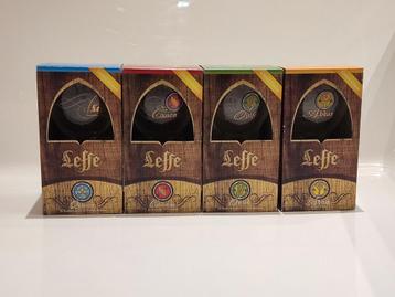 4 x Leffe glazen Membrum Societatis Limited Edition, Enlèvement, Neuf, Verre ou Verres, Leffe
