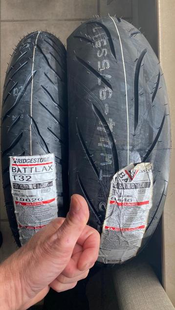 Bridgestone Battlax rear S21 + front T32 NIEUW beschikbaar voor biedingen