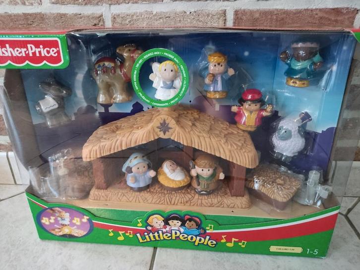 Fisher-Price Little People luxe uitgevoerde kerststal, Kinderen en Baby's, Speelgoed | Fisher-Price, Zo goed als nieuw, Speelset