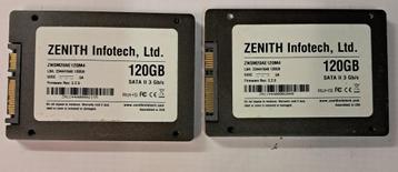 Zenith Infotech SSD 120GB 2,5" disponible aux enchères