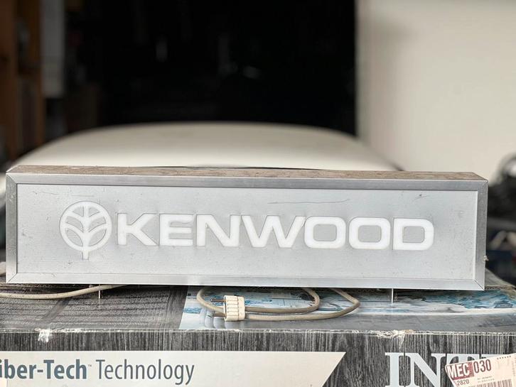 Unieke vintage lichtreclame Kenwood, Verzamelen, Merken en Reclamevoorwerpen, Zo goed als nieuw, Ophalen of Verzenden