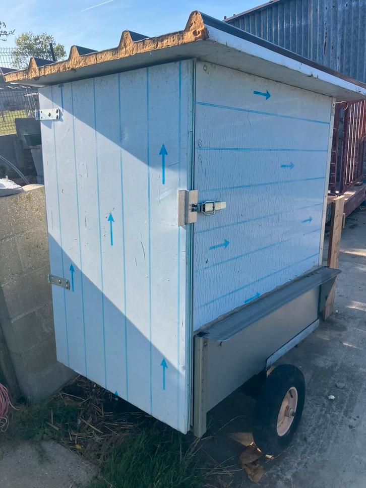 Mobiel kippenhok, Dieren en Toebehoren, Pluimvee | Toebehoren, Zo goed als nieuw, Ophalen