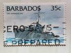 Barbade 1994 - navires - frégate HMS Barbados (sans année), Amérique centrale, Affranchi, Enlèvement ou Envoi