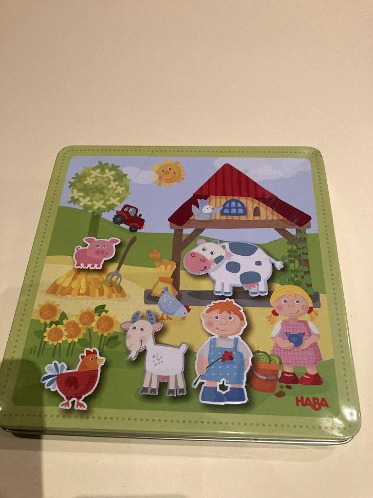 Haba Magneetspeldoos Peter en Paulines boerderij, Kinderen en Baby's, Speelgoed | Educatief en Creatief, Gebruikt, Ophalen