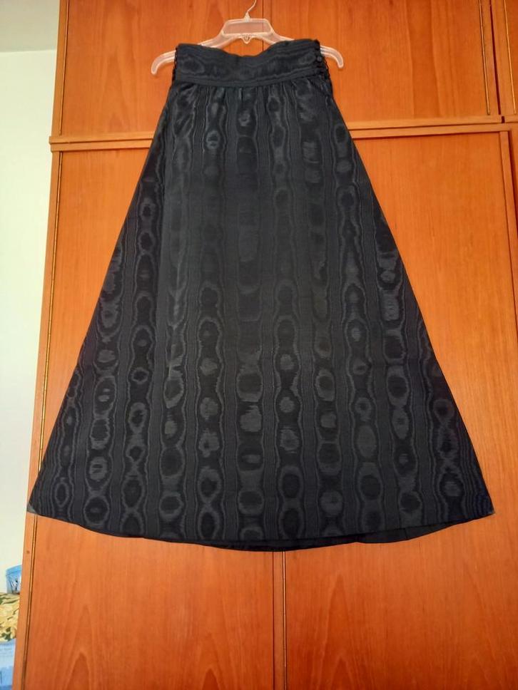 Lange zwarte moiré (bal)rok., Kleding | Dames, Gelegenheidskleding, Ophalen