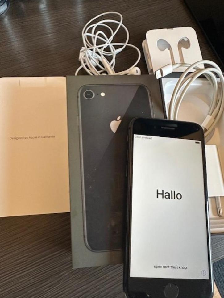 Gebruikte Iphone 8 64 gb in goede staat, Telecommunicatie, Mobiele telefoons | Apple iPhone, Gebruikt, 64 GB, Zonder abonnement