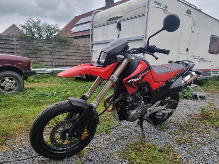 FMX 650, Motoren, Motoren | Honda, Particulier, SuperMoto, 12 t/m 35 kW, 1 cilinder, Minimaal motorrijbewijs A2, Sportuitlaat