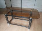 Table en verre, Maison & Meubles, Tables | Tables d'appoint, Comme neuf, Verre, Enlèvement, 75 cm ou plus
