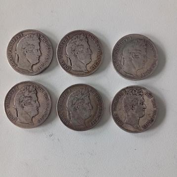 Argent France Louis Philippe 1,6x 5 francs