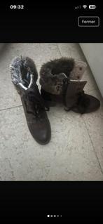 Bottines Expression t37  fourrées avec lacet  à talon  carré, Enlèvement ou Envoi, Neuf, Bottines