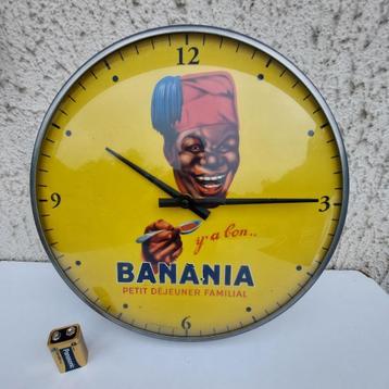 HORLOGE PUBLICTAIRE BANANIA CACAO  Y ' A BON ED CLOUET 2002