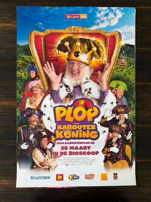 Plop wordt kabouterkoning poster, Verzamelen, Posters, Ophalen