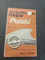 Wegenmap – Polski 1987 - Polen, Gelezen, Landkaart, 1800 tot 2000, Europa Overig