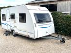 Caravan Burstner 435ts, rondzit, vast bed, voortent, Caravans en Kamperen, Caravans, Vast bed, Rondzit, Bedrijf, Schokbreker