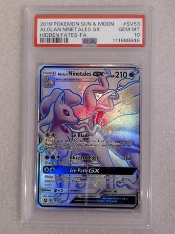 Alolan Ninetales GX (HIF SV53) - EN - PSA10 - #140 beschikbaar voor biedingen