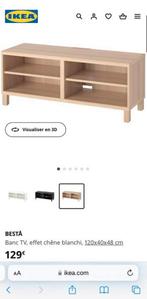 Meuble tv IKEA en bon état  sur roulettes voir photo, Tv, Utilisé