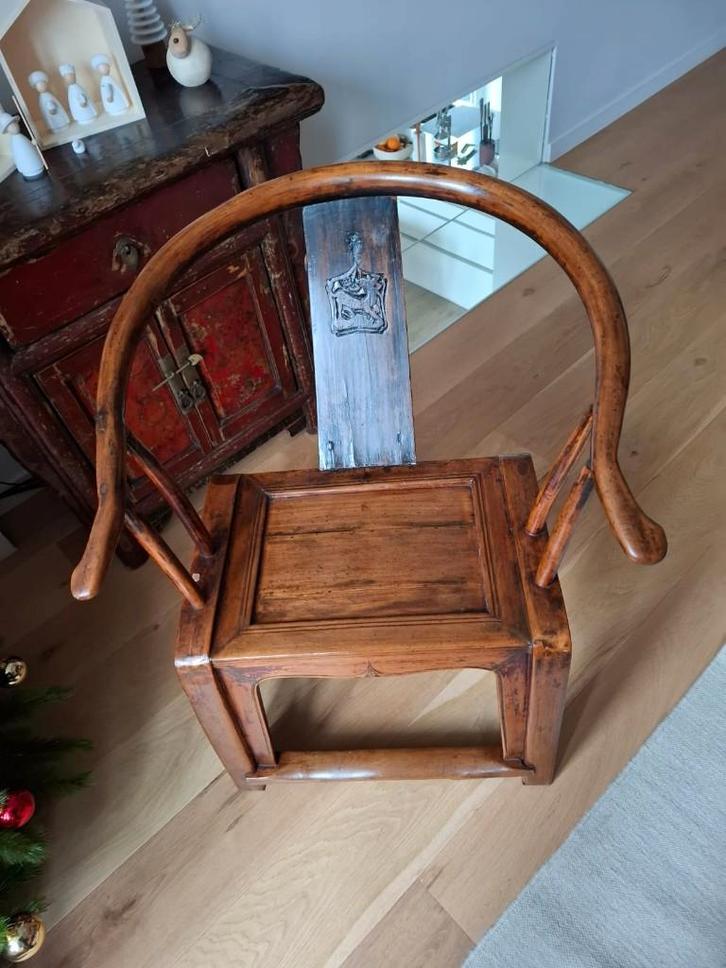 Chinese antieke stoel, Antiek en Kunst, Antiek | Meubels | Kasten, Ophalen