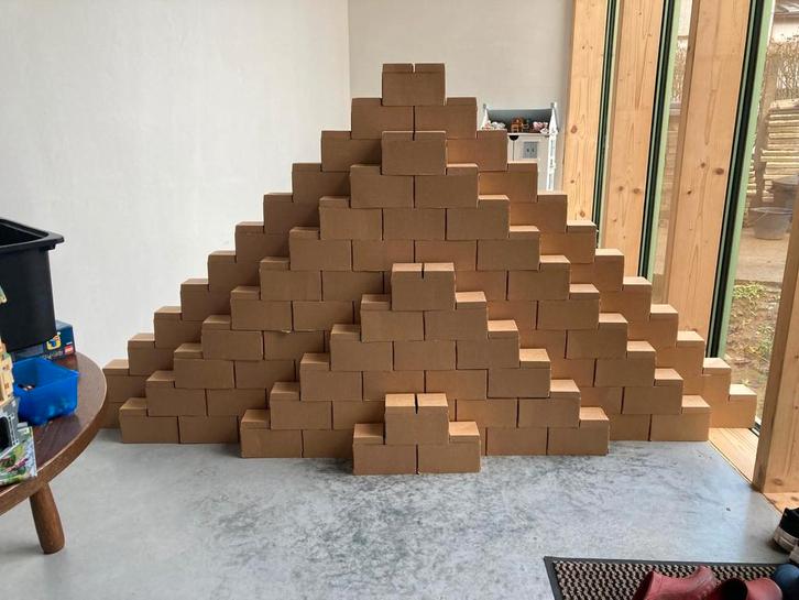 Kartonnen bouwblokken, Enfants & Bébés, Jouets | Éducatifs & Créatifs, Enlèvement