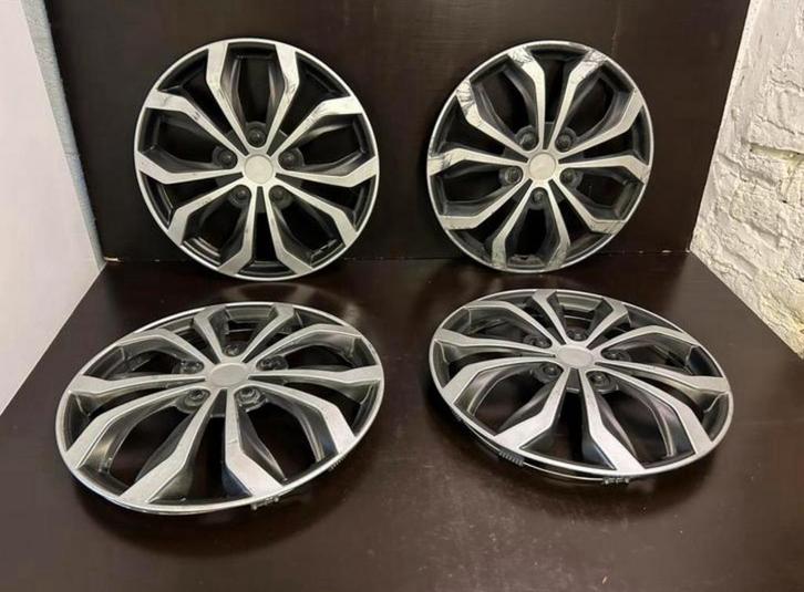 4 universele 16" wieldoppen superprijs 6€/4, Auto diversen, Wieldoppen, Gebruikt, Ophalen of Verzenden