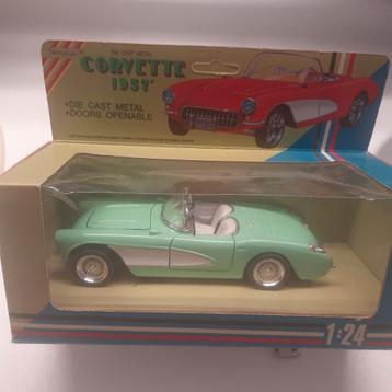 METAL 1/24: CORVETTE 1957*MIB*VINTAGE* beschikbaar voor biedingen