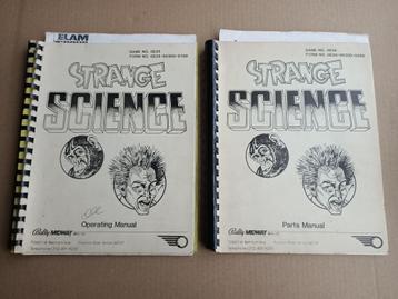 Operation Manual: Bally Strange Science (1987) Flipperkast  