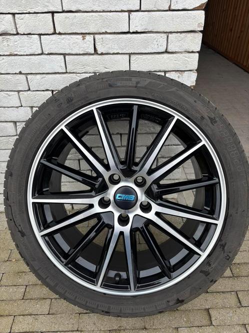 CMS 18” zwart-metalen spaakvelgen incl. Banden, Auto-onderdelen, Banden en Velgen, Band(en), Zomerbanden, Ophalen