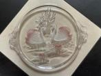 Échelle de plat à gâteau vintage Walther en verre Schwanense, Enlèvement ou Envoi