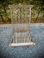 Teak tuinstoel inklapbaar, Tuin en Terras, Tuinstoelen, Ophalen, Gebruikt, Teakhout, Inklapbaar
