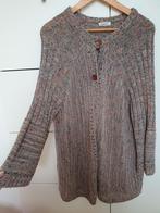 Damart grijze cardigan met kleur accenten, Kleding | Dames, Truien en Vesten, Ophalen, Maat 46/48 (XL) of groter, Grijs, Damart