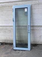 Enkele deur aluminium, Doe-het-zelf en Bouw, Deuren en Vliegenramen, Ophalen, Gebruikt, 80 tot 100 cm, 200 tot 215 cm