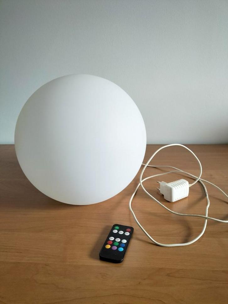 Oplaadbare led verlichting bal, Huis en Inrichting, Lampen | Losse lampen, Zo goed als nieuw, Led-lamp, Minder dan 30 watt, Ophalen