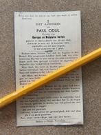 Abele/Poperinge Auto-Ongeluk te Ieper 13/12/1944 Paul Odul, Enlèvement ou Envoi, Image pieuse