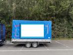 Weytens dekzeiltrailer gesloten en geremd, Ophalen, Gebruikt