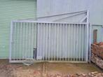 Portail/clôture galvanisé 220cm par 428cm, Utilisé, Enlèvement ou Envoi