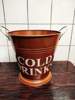 SEAU EN METAL "COLD DRINKS" / SEAU A CHAMPAGNE, Ophalen, Nieuw